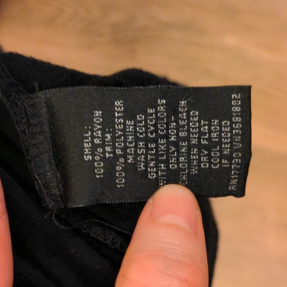 Keyhole flutter chiffon sleeve t-shirt tee removable waist tie - Picture 3 of 5